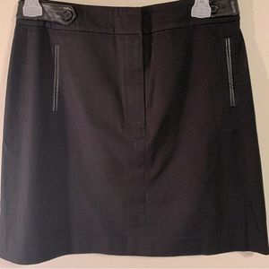 Ann Taylor/size 10/black A-line black skirt